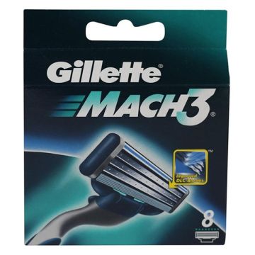 Gillette Mach 3 scheermesjes (8 stuks)