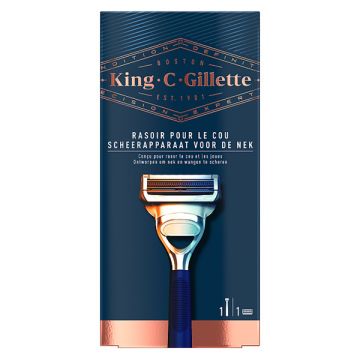 Gillette King C. scheersysteem voor de hals + 1 mesje