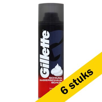 Aanbieding: 6x Gillette Regular scheerschuim (300 ml)