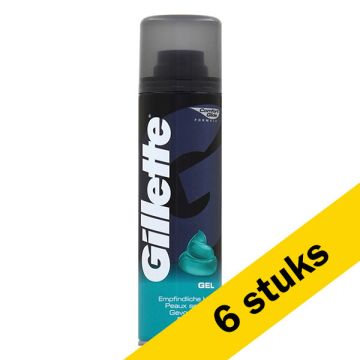 Aanbieding: 6x Gillette scheergel voor de gevoelige huid (200 ml)