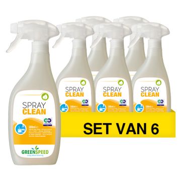 Aanbieding: Greenspeed Spray Clean (6 flessen - 500 ml)