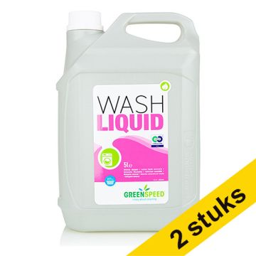 Aanbieding: Greenspeed Wash Liquid Vloeibaar wasmiddel (2 flessen - 5 liter)