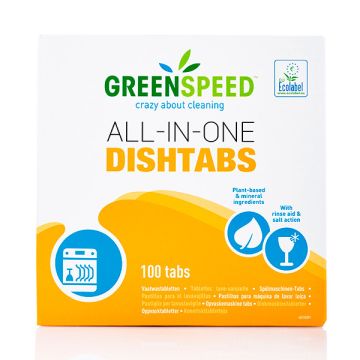 Greenspeed Dishtabs All-in-one Vaatwastabletten (100 tabs - 1,8 kg)