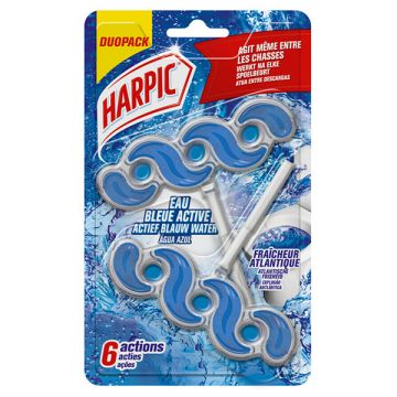 Harpic toiletblok Blauw Water Duopack (2 x 35 gram)