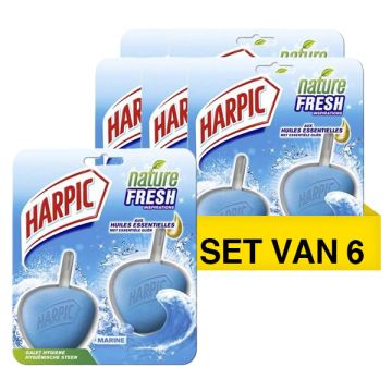 Aanbieding: 6x Harpic toiletblok Nature Fresh Marine Duopack (2 x 40 gram)