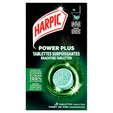 Harpic Power Plus Pine Toads Toilet Tabletten (6 Tabletten)