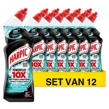 Aanbieding: Harpic Power Plus Toiletreiniger Hygiene (12 flessen - 750 ml)