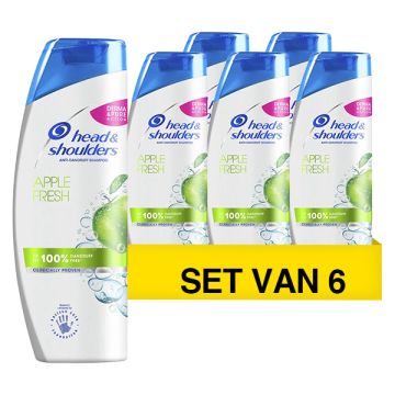 Aanbieding: Head & Shoulders Shampoo - Apple Fresh (6 flessen - 400 ml)