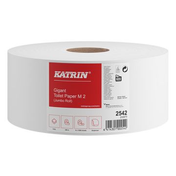 Toiletpapier 2542/ 2128026 2-laags | 1 rol | Medium | 300 Meter | Katrin M2