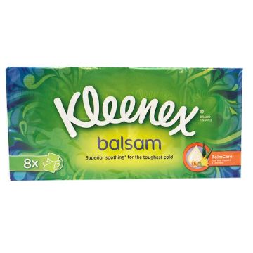 Kleenex Balsam zakdoekjes (8 pakjes)