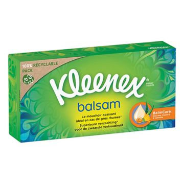 Kleenex Balsam tissue box (80 stuks)