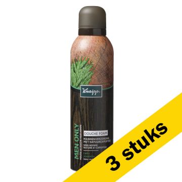 Aanbieding: 3x Kneipp doucheschuim for men ceder jojoba (200 ml)