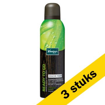 Aanbieding: 3x Kneipp doucheschuim for men Ready To Go (200 ml)