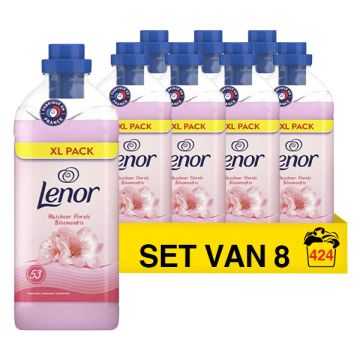 Aanbieding: Lenor Wasverzachter Bloemenfris 1113 ml (8 flessen - 424 wasbeurten)