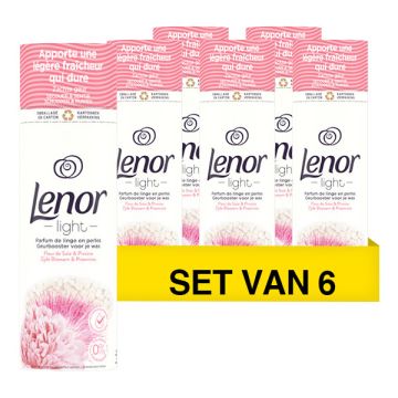 Aanbieding: Lenor Geurbooster Geurparels Zijdebloesem & Pioenroos 235 gram (6 flessen - 114 wasbeurt