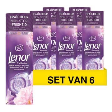 Aanbieding: Lenor Geurbooster Geurparels Bloemen Boeket 235 gram (6 flessen - 114 wasbeurten)