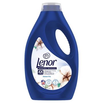 Lenor Vloeibaar Wasmiddel Katoen Fris 900 ml (20 wasbeurten)