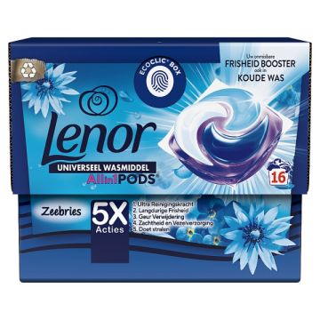 Lenor All-in-1 Pods Zeebries (16 Wasbeurten)