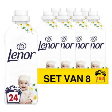 Aanbieding: Lenor Wasverzachter Gevoelige Huid 504 ml (8 flessen - 192 wasbeurten)