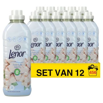 Aanbieding: Lenor Wasverzachter Katoen Fris 798 ml (12 flessen - 456 wasbeurten)