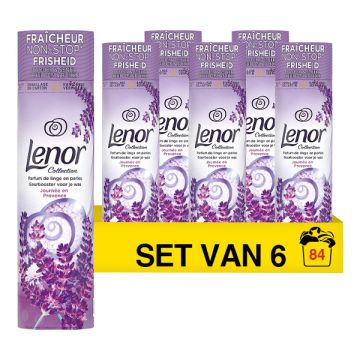 Aanbieding: Lenor Geurbooster Geurparels Lavendel 290 gram (6 flessen - 144 wasbeurten)