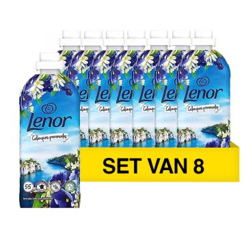 Aanbieding: Lenor wasverzachter Calanques Provencales 1155 ml (8 flessen - 55 wasbeurten)