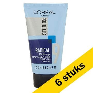 Aanbieding: 6x L'Oreal Studio Line Radical haargel (150 ml)