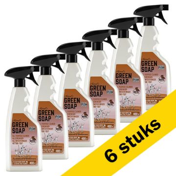 Aanbieding: 6x Marcel's Green Soap allesreiniger spray sandelhout en kardemom (500 ml)