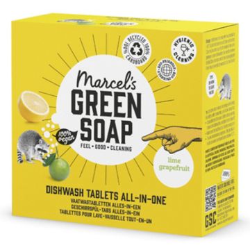 Marcel's Green Soap All-In-One Vaatwastabletten (25 tabletten)