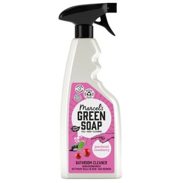 Marcel's Green Soap badkamerreiniger Patchouli en Cranberry (500 ml)