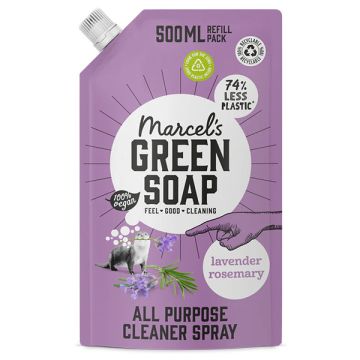 Marcel's Green Soap allesreiniger Lavendel en Rosemarijn navulling (500 ml)