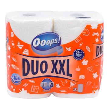 Ooops! Keukenpapier Duo XXL 2-laags (2 rollen)