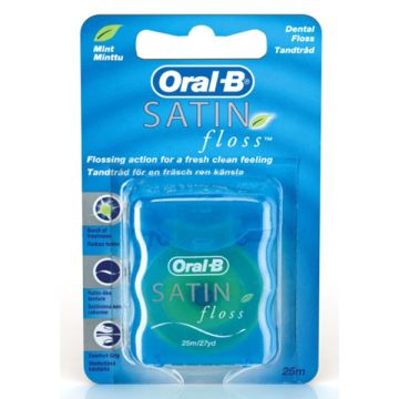 Oral-B flosdraad Satin Floss (25 meter)