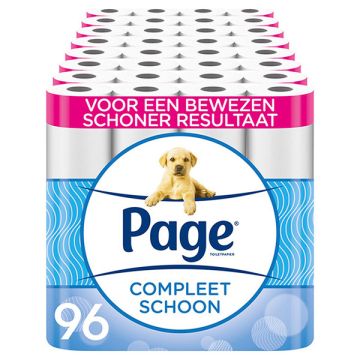 Aanbieding: Page Compleet Schoon toiletpapier (96 rollen)