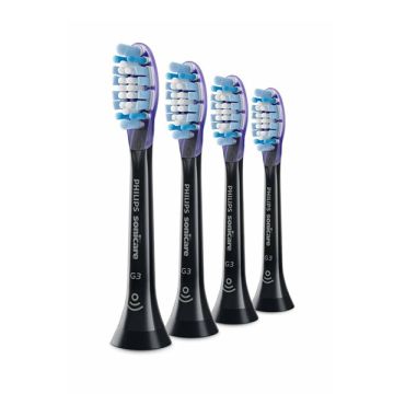 Philips Sonicare opzetborstels G3 Premium Gum Care (zwart, 4 stuks)