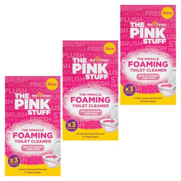 Aanbieding: The Pink Stuff | The miracle foaming toilet powder | Toiletreiniger poeder | 9 x 100 gra