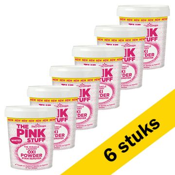 Aanbieding: The Pink Stuff Vlekkenverwijderaar Witte Was (6 potten - 1 kg)