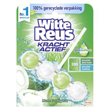 Witte Reus toiletblok Pro Nature Munt Eucalyptus (50 gram)