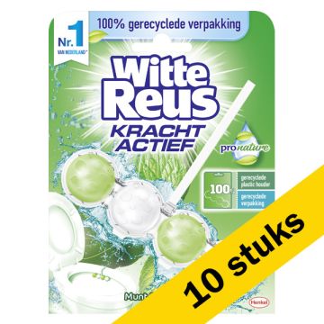 Aanbieding: 10x Witte Reus toiletblok Pro Nature Munt Eucalyptus (50 gram)