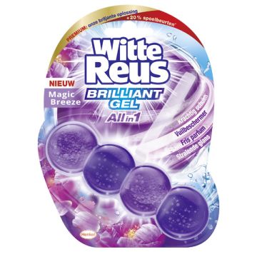 Witte Reus toiletblok Brilliant Gel Magic Breeze (42 gram)