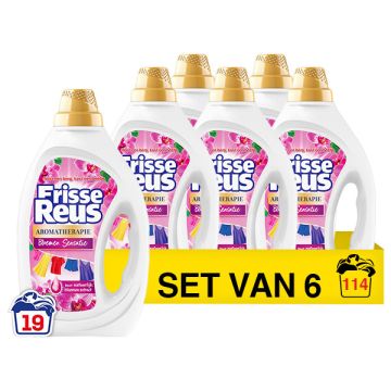 Aanbieding: Frisse Reus Vloeibaar Wasmiddel Orchidee 855 ml (6 flessen - 114 wasbeurten)