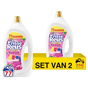 Aanbieding: Frisse Reus Vloeibaar Wasmiddel Orchidee 3465 ml (2 flessen - 154 wasbeurten)