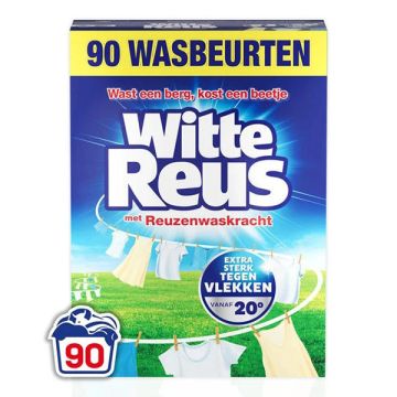 Witte Reus Waspoeder 4,5 kg (90 wasbeurten)