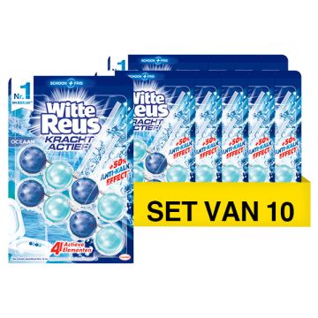 Aanbieding: Witte Reus toiletblok Kracht Actief Oceaan (10 stuks - 100 g)