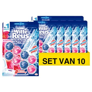 Aanbieding: Witte Reus toiletblok Kracht Actief Bloesem (10 stuks - 100g)