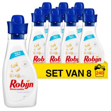 Aanbieding: Robijn Wasverzachter Puur & Zacht 750 ml (8 flessen - 240 wasbeurten)