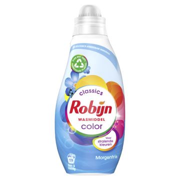 Robijn Klein & Krachtig Vloeibaar Wasmiddel Morgenfris 665 ml (19 wasbeurten)