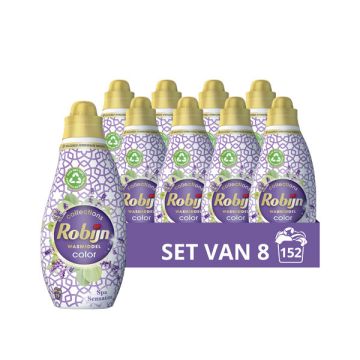 Aanbieding: Robijn Klein & Krachtig Vloeibaar Wasmiddel Spa Sensation 665 ml (8 flessen - 152 wasbeu