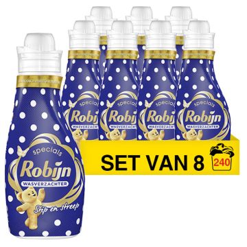 Aanbieding: Robijn Wasverzachter Stip & Streep 750 ml (8 flessen - 240 wasbeurten)