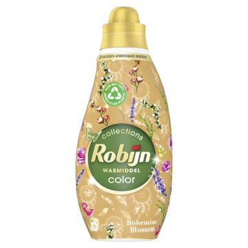 Robijn Klein & Krachtig Vloeibaar Wasmiddel Bohemian Blossom 665 ml (19 wasbeurten)